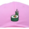 image:imageDALIX Sushi Roll Embroidered Maki Cotton Dad Hat Baseball Cap Adjustable WomensLight Pink