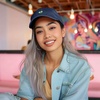 image:imageDALIX Sushi Roll Embroidered Maki Cotton Dad Hat Baseball Cap Adjustable WomensNavy Blue