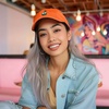 image:imageDALIX Sushi Roll Embroidered Maki Cotton Dad Hat Baseball Cap Adjustable WomensOrange