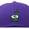 image:imageDALIX Sushi Roll Embroidered Maki Cotton Dad Hat Baseball Cap Adjustable WomensPurple