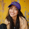 image:imageDALIX Sushi Roll Embroidered Maki Cotton Dad Hat Baseball Cap Adjustable WomensPurple