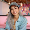 image:imageDALIX Sushi Roll Embroidered Maki Cotton Dad Hat Baseball Cap Adjustable WomensWashed Black