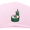 image:imageDALIX Sushi Roll Embroidered Maki Cotton Dad Hat Baseball Cap Adjustable WomensWashed Pink