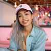 image:imageDALIX Sushi Roll Embroidered Maki Cotton Dad Hat Baseball Cap Adjustable WomensWashed Pink