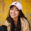 image:imageDALIX Sushi Roll Embroidered Maki Cotton Dad Hat Baseball Cap Adjustable WomensWashed Pink