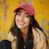 image:imageDALIX Sushi Roll Embroidered Maki Cotton Dad Hat Baseball Cap Adjustable WomensWashed Red