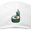 image:imageDALIX Sushi Roll Embroidered Maki Cotton Dad Hat Baseball Cap Adjustable WomensWhite