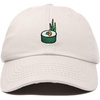 image:imageDALIX Sushi Roll Embroidered Maki Cotton Dad Hat Baseball Cap Adjustable WomensBeige