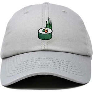 image:imageDALIX Sushi Roll Embroidered Maki Cotton Dad Hat Baseball Cap Adjustable WomensGray
