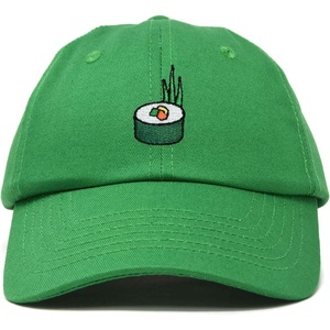 image:imageDALIX Sushi Roll Embroidered Maki Cotton Dad Hat Baseball Cap Adjustable WomensKelly Green