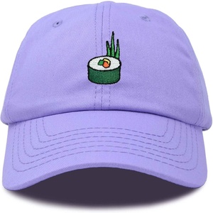 image:imageDALIX Sushi Roll Embroidered Maki Cotton Dad Hat Baseball Cap Adjustable WomensLavender