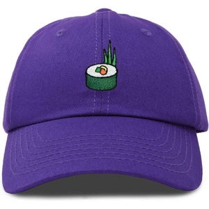 image:imageDALIX Sushi Roll Embroidered Maki Cotton Dad Hat Baseball Cap Adjustable WomensPurple
