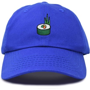 image:imageDALIX Sushi Roll Embroidered Maki Cotton Dad Hat Baseball Cap Adjustable WomensRoyal Blue