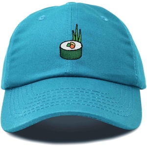 image:imageDALIX Sushi Roll Embroidered Maki Cotton Dad Hat Baseball Cap Adjustable WomensTeal