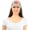 image:imageDALIX American Flag Hat Premium USA Baseball CapRedWhiteBlue  Khaki