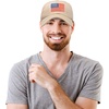 image:imageDALIX American Flag Hat Premium USA Baseball CapRedWhiteBlue  Khaki