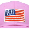 image:imageDALIX American Flag Hat Premium USA Baseball CapRedWhiteBlue  Light Pink