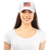 image:imageDALIX American Flag Hat Premium USA Baseball CapRedWhiteBlue  White