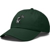 image:imageDALIX Moon Mission USA Flag Embroidered Dad Hat Adjustable Cotton Baseball Cap Americana Hat MensDark Green