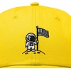 image:imageDALIX Moon Mission USA Flag Embroidered Dad Hat Adjustable Cotton Baseball Cap Americana Hat MensGold