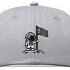 image:imageDALIX Moon Mission USA Flag Embroidered Dad Hat Adjustable Cotton Baseball Cap Americana Hat MensGray