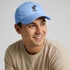 image:imageDALIX Moon Mission USA Flag Embroidered Dad Hat Adjustable Cotton Baseball Cap Americana Hat MensLight Blue