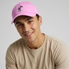 image:imageDALIX Moon Mission USA Flag Embroidered Dad Hat Adjustable Cotton Baseball Cap Americana Hat MensLight Pink