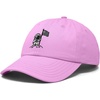 image:imageDALIX Moon Mission USA Flag Embroidered Dad Hat Adjustable Cotton Baseball Cap Americana Hat MensLight Pink