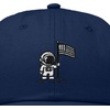 image:imageDALIX Moon Mission USA Flag Embroidered Dad Hat Adjustable Cotton Baseball Cap Americana Hat MensNavy Blue