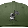 image:imageDALIX Moon Mission USA Flag Embroidered Dad Hat Adjustable Cotton Baseball Cap Americana Hat MensOlive