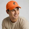 image:imageDALIX Moon Mission USA Flag Embroidered Dad Hat Adjustable Cotton Baseball Cap Americana Hat MensOrange
