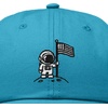 image:imageDALIX Moon Mission USA Flag Embroidered Dad Hat Adjustable Cotton Baseball Cap Americana Hat MensTeal