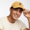 image:imageDALIX Moon Mission USA Flag Embroidered Dad Hat Adjustable Cotton Baseball Cap Americana Hat MensWashed Gold