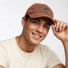 image:imageDALIX Moon Mission USA Flag Embroidered Dad Hat Adjustable Cotton Baseball Cap Americana Hat MensWashed Orange