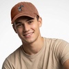 image:imageDALIX Moon Mission USA Flag Embroidered Dad Hat Adjustable Cotton Baseball Cap Americana Hat MensWashed Orange