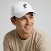 image:imageDALIX Moon Mission USA Flag Embroidered Dad Hat Adjustable Cotton Baseball Cap Americana Hat MensWhite