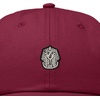 image:imageDALIX Pharaoh Embroidered Adjustable Cotton Twill Dad Hat for MenMaroon