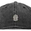 image:imageDALIX Pharaoh Embroidered Adjustable Cotton Twill Dad Hat for MenWashed Black