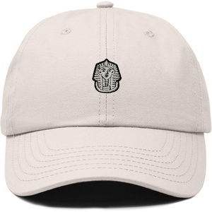 image:imageDALIX Pharaoh Embroidered Adjustable Cotton Twill Dad Hat for MenBeige