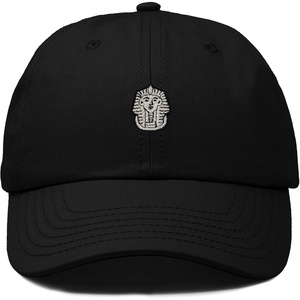 image:imageDALIX Pharaoh Embroidered Adjustable Cotton Twill Dad Hat for MenBlack