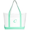 image:imageDALIX Womens Premium Tote Bag Shoulder Bags Monogrammed Mint Green A  ZC