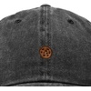 image:imageDALIX Cookie Embroidered Dad Hat Cotton Cap Adjustable Strap Chocolate Chip Dessert Low Profile WomensWashed Black