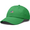 image:imageDALIX Lil USA Flag Embroidered Dad Hat Adjustable Cotton Baseball Cap Unstructured Low Profile Everyday Americana HatKelly Green