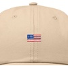 image:imageDALIX Lil USA Flag Embroidered Dad Hat Adjustable Cotton Baseball Cap Unstructured Low Profile Everyday Americana HatKhaki