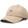 image:imageDALIX Lil USA Flag Embroidered Dad Hat Adjustable Cotton Baseball Cap Unstructured Low Profile Everyday Americana HatKhaki