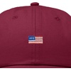 image:imageDALIX Lil USA Flag Embroidered Dad Hat Adjustable Cotton Baseball Cap Unstructured Low Profile Everyday Americana HatMaroon