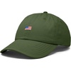 image:imageDALIX Lil USA Flag Embroidered Dad Hat Adjustable Cotton Baseball Cap Unstructured Low Profile Everyday Americana HatOlive