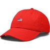 image:imageDALIX Lil USA Flag Embroidered Dad Hat Adjustable Cotton Baseball Cap Unstructured Low Profile Everyday Americana HatRed