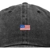 image:imageDALIX Lil USA Flag Embroidered Dad Hat Adjustable Cotton Baseball Cap Unstructured Low Profile Everyday Americana HatWashed Black