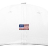 image:imageDALIX Lil USA Flag Embroidered Dad Hat Adjustable Cotton Baseball Cap Unstructured Low Profile Everyday Americana HatWhite